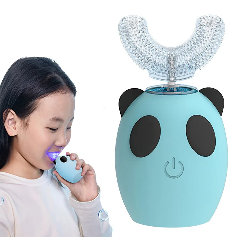 

U Shape 360 Degrees Kid Sonic Electric Toothbrush Rechargeable Children Teeth Care Waterproof Automatic Tooth Brush
