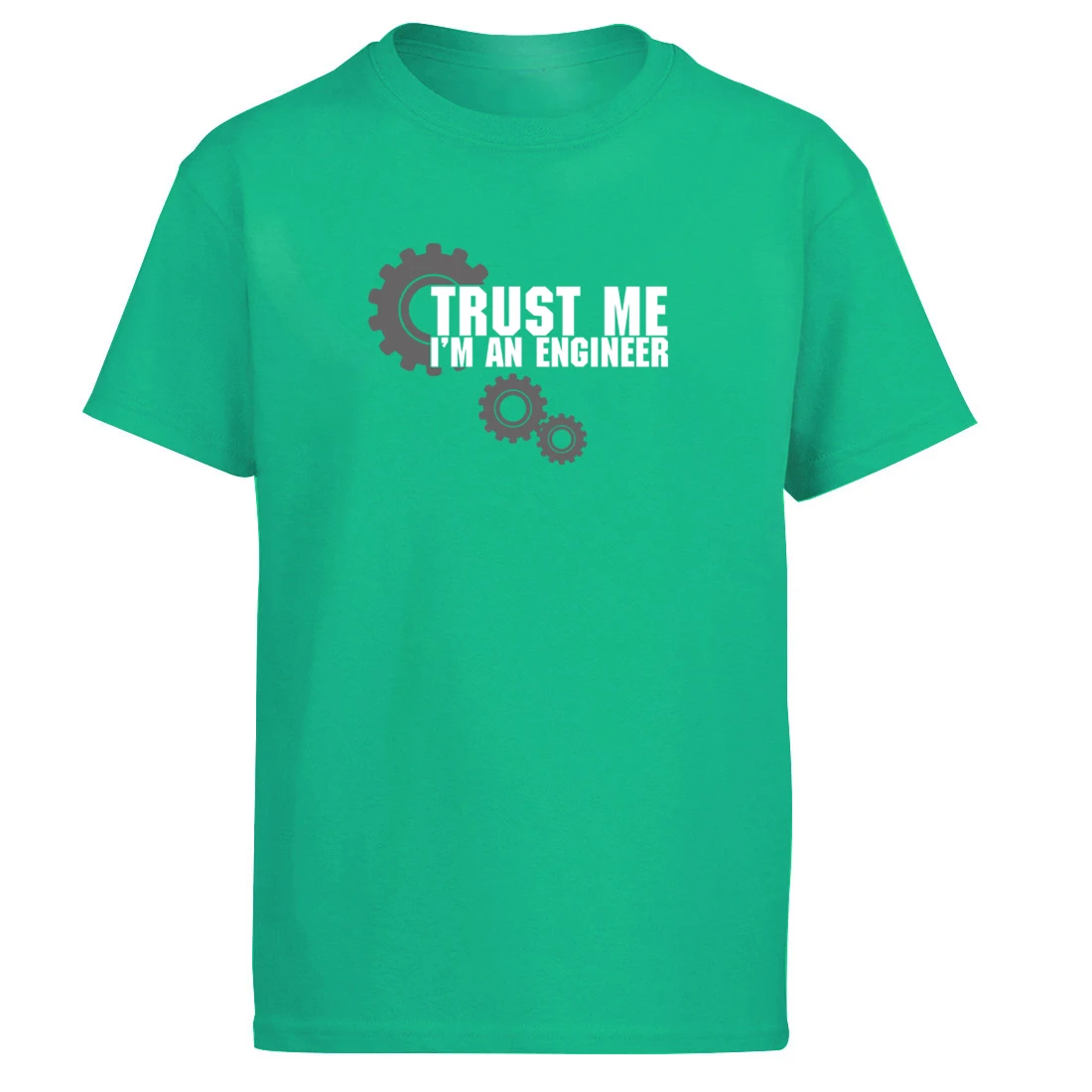 Мужская футболка с надписью Trust Me I Am An инженер летняя научным принтом Новое