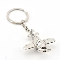 cute aviation air plane keychain aircraft air combat enthusiasts keychain lover gift high quality keyring wholesale 1pcs