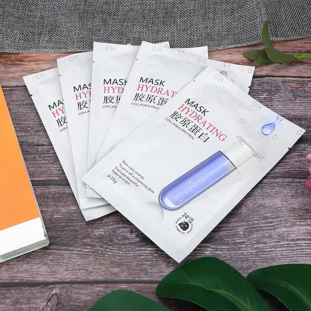 Micro Needle Roller 10Pcs Moisturizing Hydrating Mask Collagen Repair Face Essence for Skin Care Ultrasonic Cleaning | Красота и