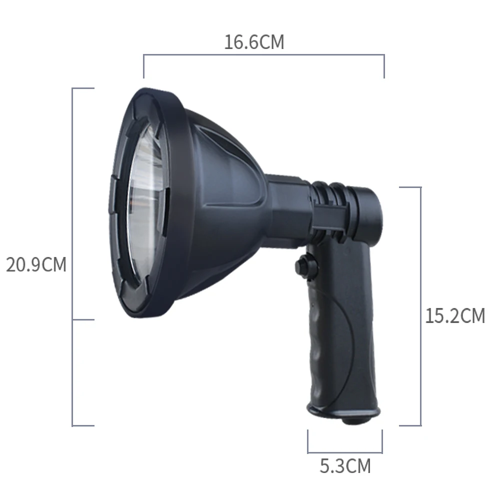 Портативный прожектор перезаряжаемый светодиодный 12 В T6 для охоты кемпинга