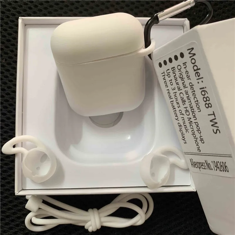 Беспроводные bluetooth-наушники i688 Tws airpots, умный сенсор, супер бас PK i1000 i2000 i9000 i9000 pro i90000 TWS для iPhone11