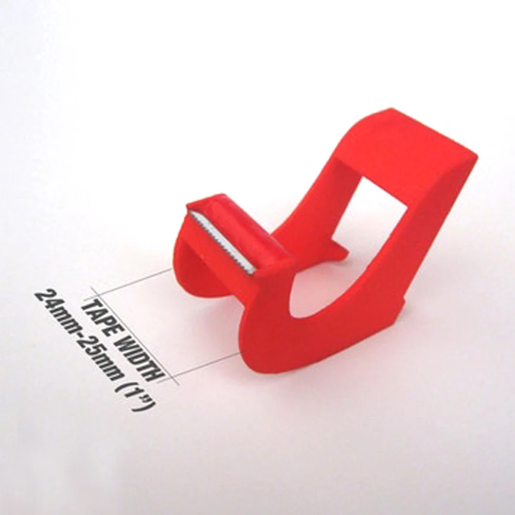 

Practical Plastic Adhesive Tape Dispenser Double Sided Tape Holder with Tape Cutter