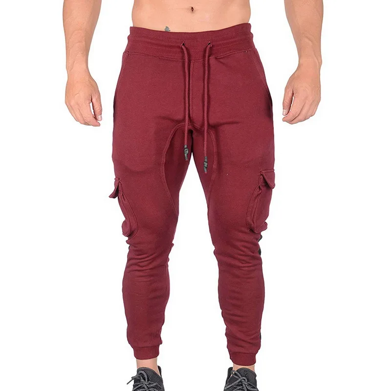 Новинка 2019 Мужские штаны для бега в стиле хип-хоп с эластичным шнурком на талии