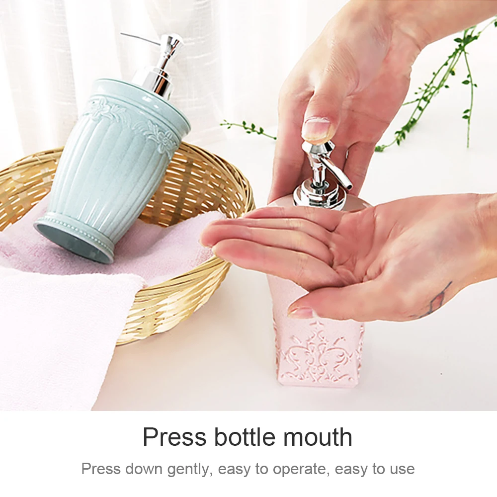 400 мл Ручной портативный многоразовый флакон с прессом пустая дорожная упаковка