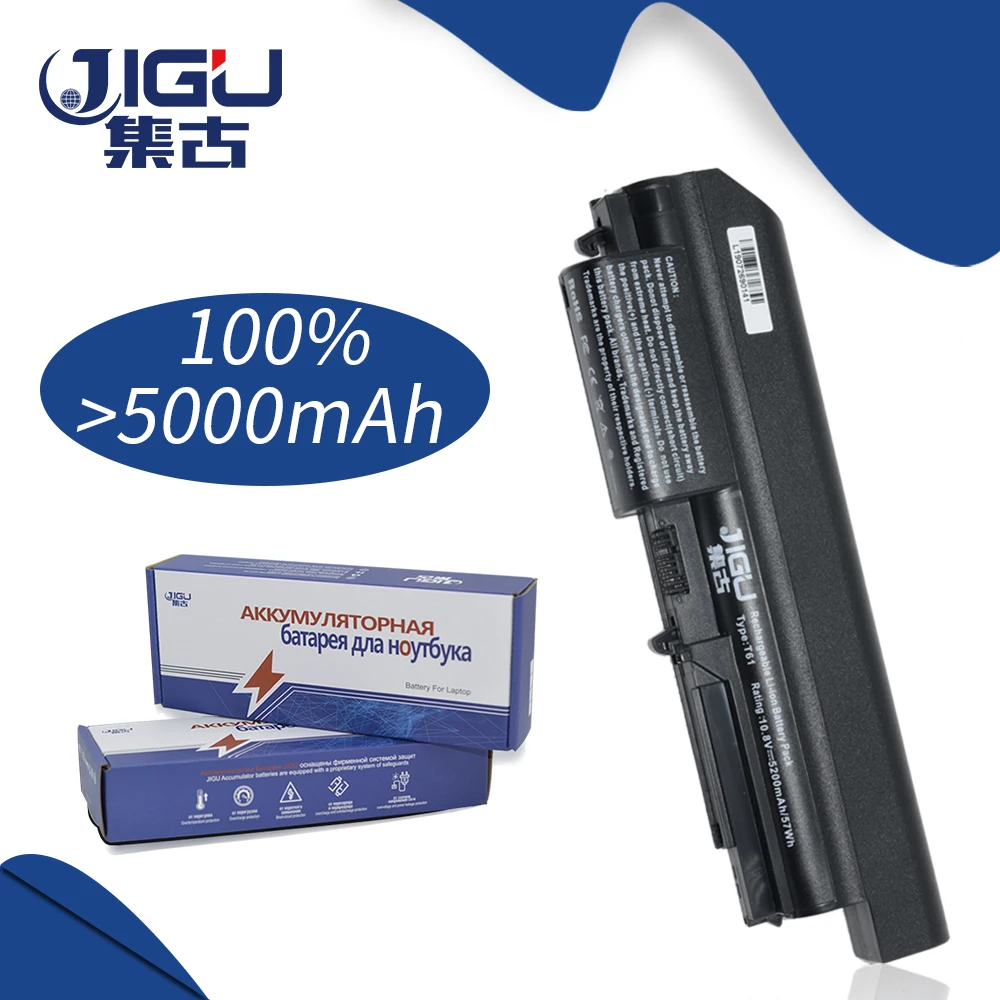 Батарея JIGU 4400mah для IBM ThinkPad R400 R61 R61i T400 T61 T61p 42T5262 42T5264 42T5229 | Компьютеры и офис