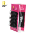 Ресницы Накладные матовые черные, длина 6-20 мм, шелковые индивидуальные, для наращивания