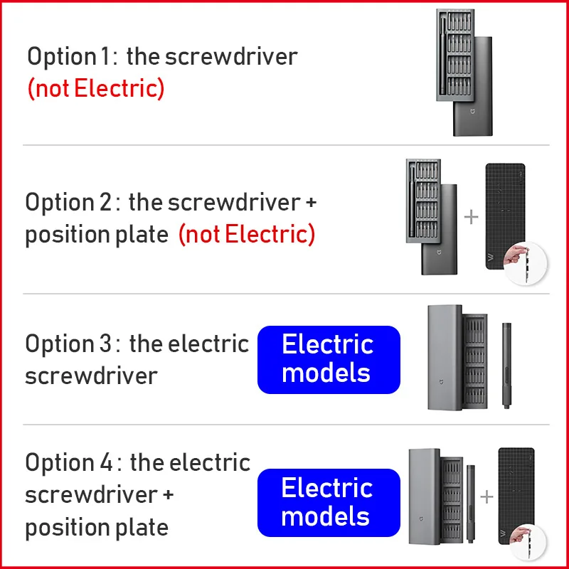 

Xiaomi Mijia Daily Use Screwdriver 24 In 1 Precision Screw Driver Kit 60HRC Magnetic Bits Home Kit Repair Tools DIY Screw Driver