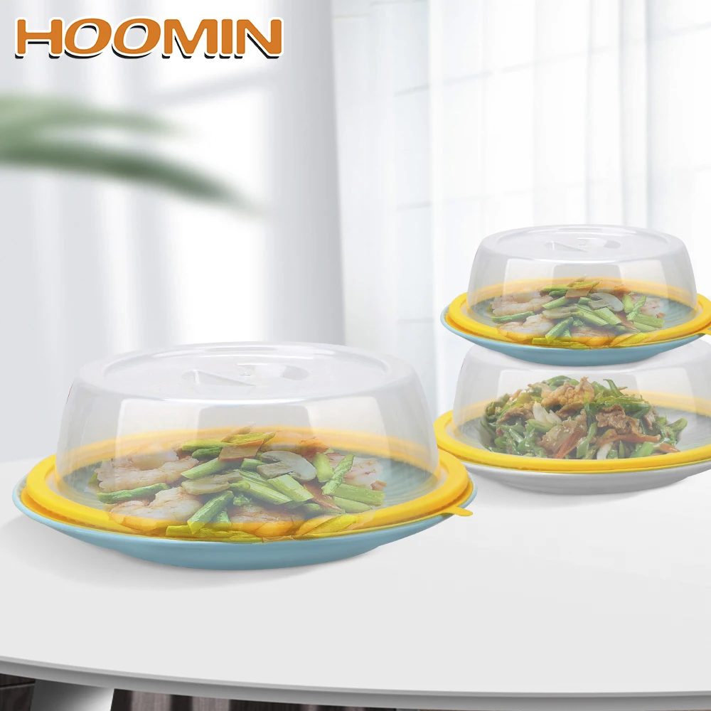 

HOOMIN Dish Food Covers Fruit Cover Stackable Keep Warm Dust Cover for Home Bread Dessert Dish Dishes Insulation Useful