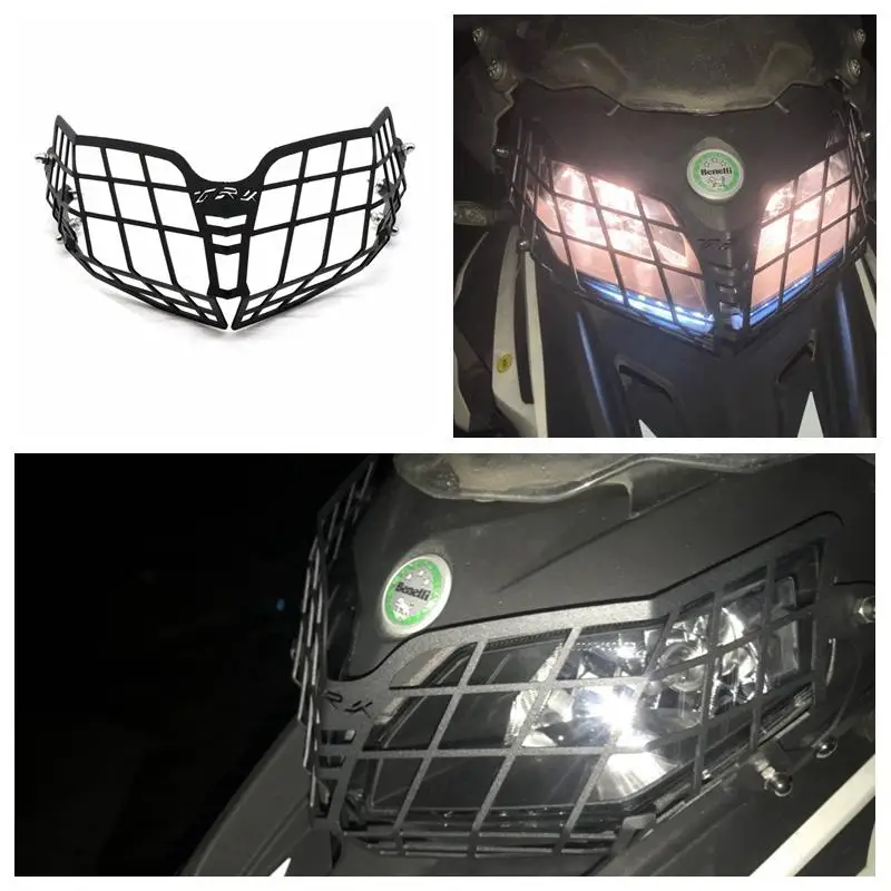 

Motorcycle Modification Headlamp Net Headlight Grille Guard Cover Protector for Benelli TRK502X 2018 Motorcycle Accessories