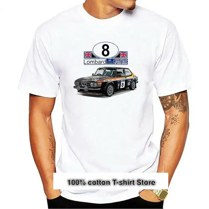 

Nuevo Saab 99 Turbo 1980 Rally RAC de algodón suave camiseta WRC