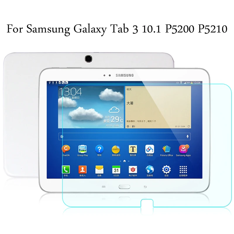 9H закаленное стекло для Samsung Galaxy Tab 3 10 1 SM-P5200 GT-P5200 P5210 ''протектор экрана
