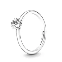 authentic 925 sterling silver celestial sparkling star solitaire ring for women wedding party europe fashion jewelry