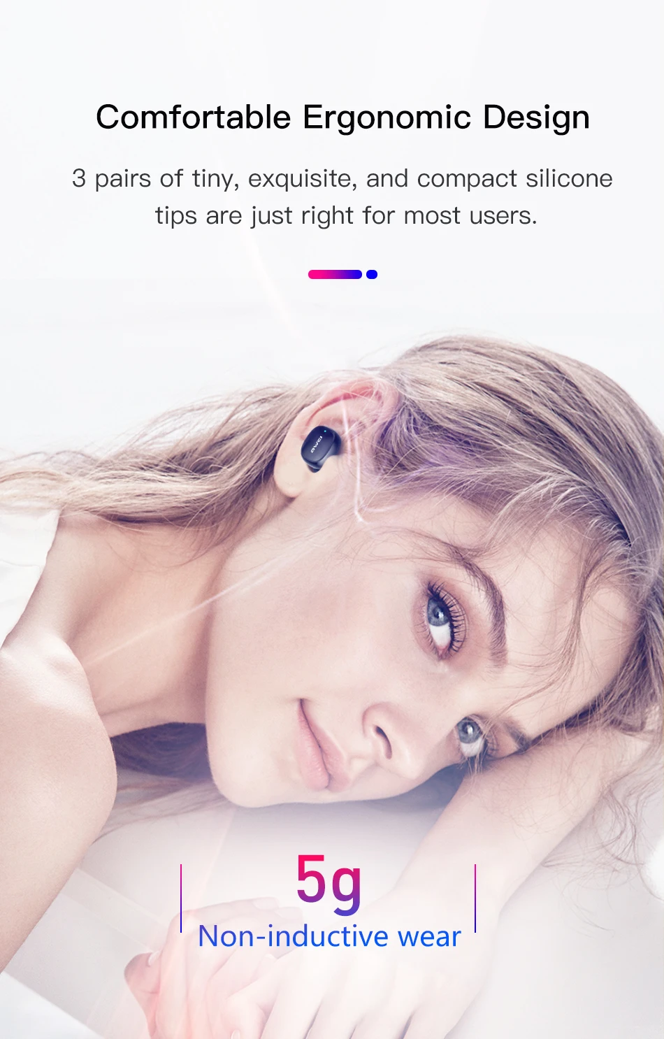 AWEI T13 TWS настоящие беспроводные Bluetooth наушники бас HiFi в уши мини Капсула Touch Contorl с микрофоном HiFi стерео игровые наушники