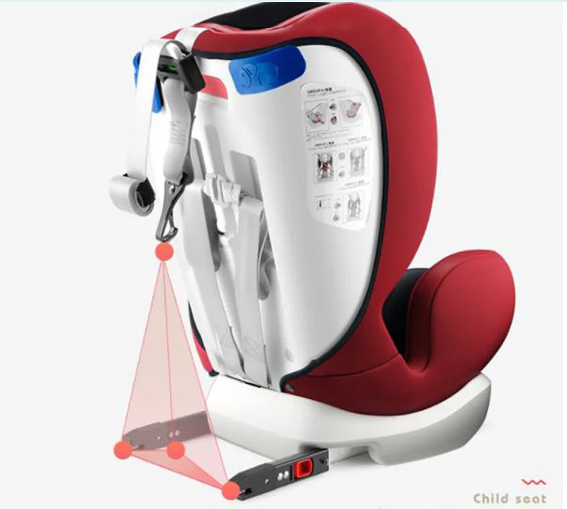 JY 665 детское безопасное сиденье для детей с защелкой Isofix пятиточечное