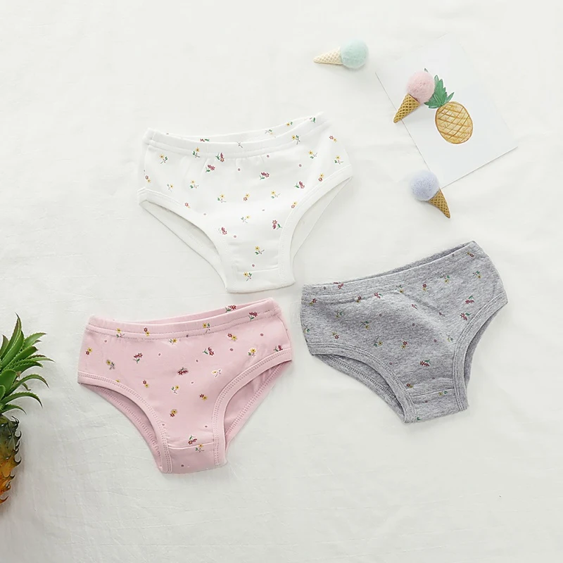 6 шт./лот Хлопковое детское нижнее белье для девочек с милым мультяшным дизайном