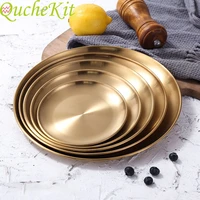 golden tray luxury metal round storage tray smiple snack cake display stainless steel metal plate photography props home decor