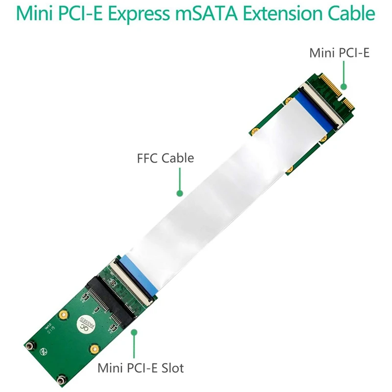 Mini Pcie к PCI-E удлинитель FPC 10/20/30 см сетевая карта адаптер расширения - купить по