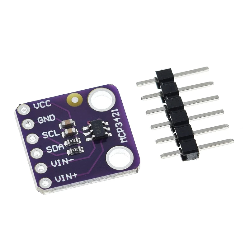 MCP3421 I2C SOT23-6 delta-sigma ADC оценочный модуль для PICkit серийный анализатор | Электронные
