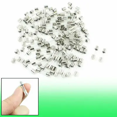 

100 Pcs 250 Volts 2Amp Fast Blow Type Glass Tube Fuses 5 x 20mm