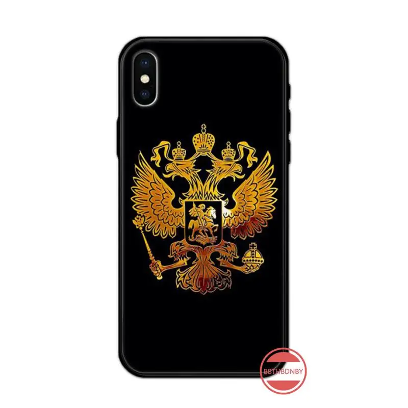 

Flag of Russian bear eagle luxury protective Phone Case cover for iPhone 11 12 pro XS MAX 8 7 6 6S Plus X 5S SE 2020 XR