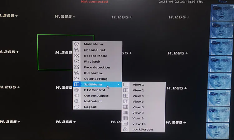 Видеорегистратор CCTV 10 каналов * 4K ONVIF NVR H.265 поддержка 1 SATA сетевой цифровой