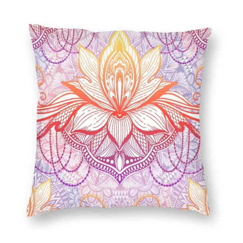 Мандала Лотос узор наволочки диван дома декоративные Будды Буддизм цветок
