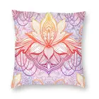 Мандала Лотос узор наволочки диван дома декоративные Будды Буддизм цветок квадратная декоративная наволочка для подушки 45x45cm