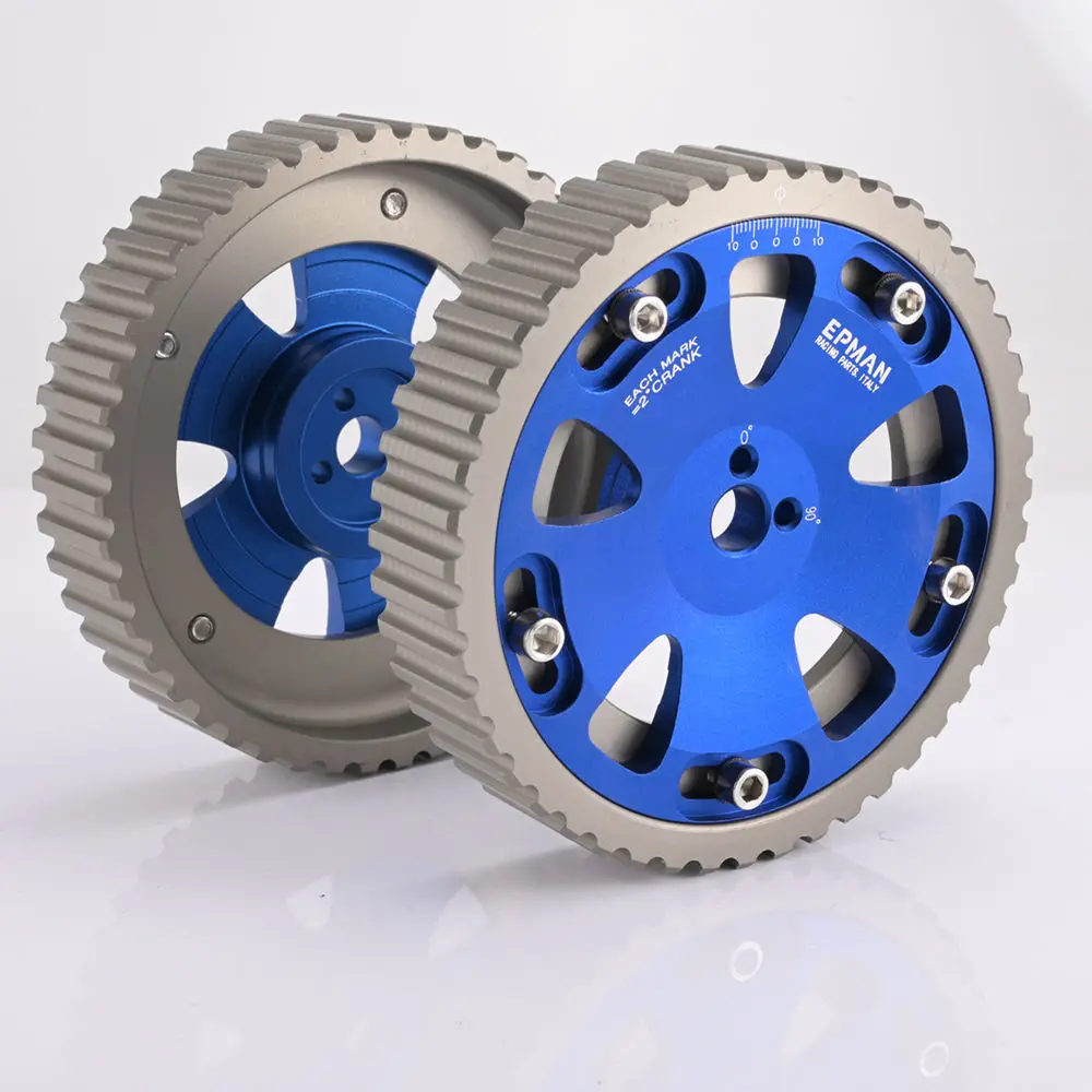 2 шт. регулируемый Cam Шестерни алюминиевый Переключение времени шкив комплект для