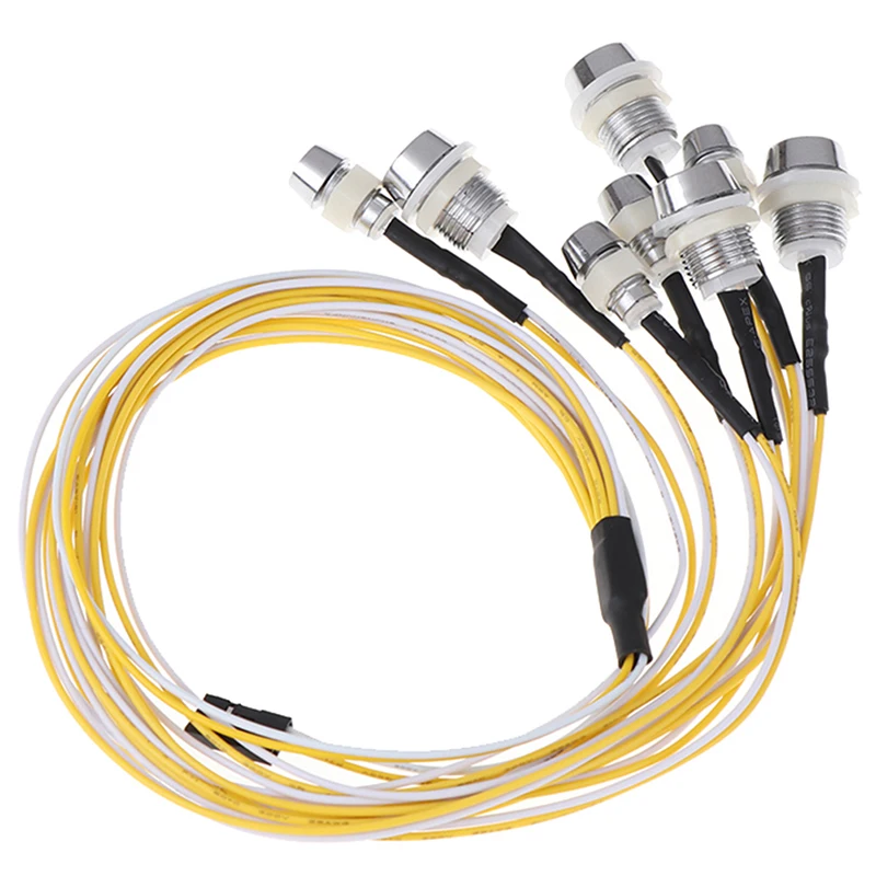 Комплект из 8 светодиодных ламп 2 белых красных 4 желтых для 1/10 1/8 HSP RC4WD Axial SCX10 D90 HPI