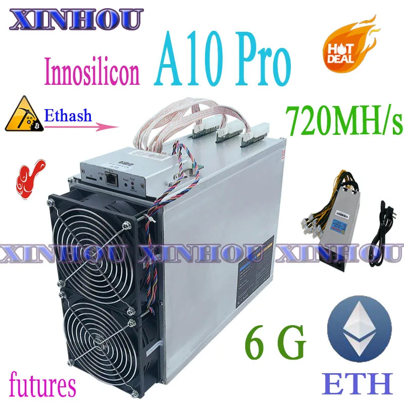 ASIC Miner INNOSILICON A10 Pro 720M 6G Ethash ETH mining лучше чем Antminer E3 S19 pro T19 Z15 M30S M31S A9 + Z11 T17 S17 Ebit |