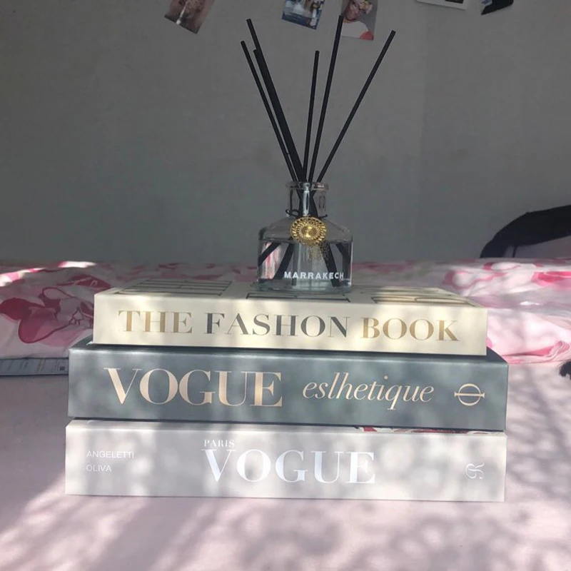 Роскошные поддельные книги для украшения дома аксессуары кофейный столик Книги