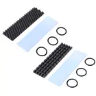 Радиатор из чистой меди и графена M.2 NGFF 2280 PCI-E NVME SSD, теплопроводность, силиконовый кулер, аксессуар