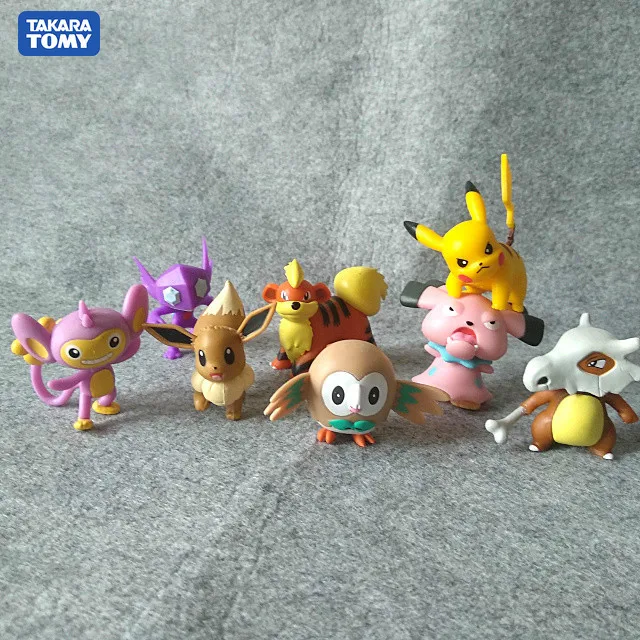 2 5 4 см TAKARA TOMY Pokemon Greninja Charmander Squirtle Bulbasaur pikachu Аниме фигурки Модель игрушки для