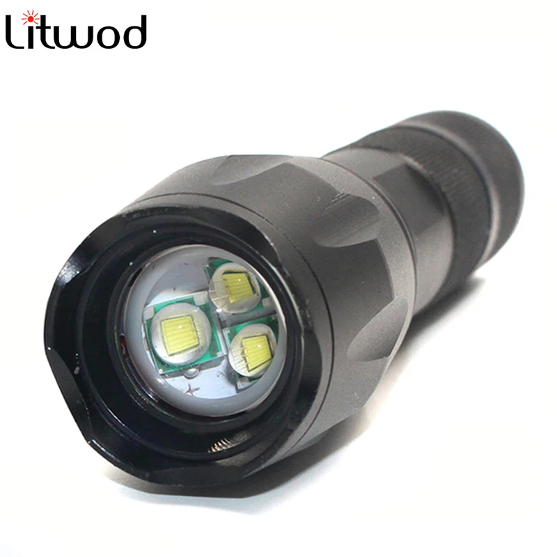 Litwod Z20 3 шт. XM L T6 алюминиевый водонепроницаемый масштабируемый светодиодный