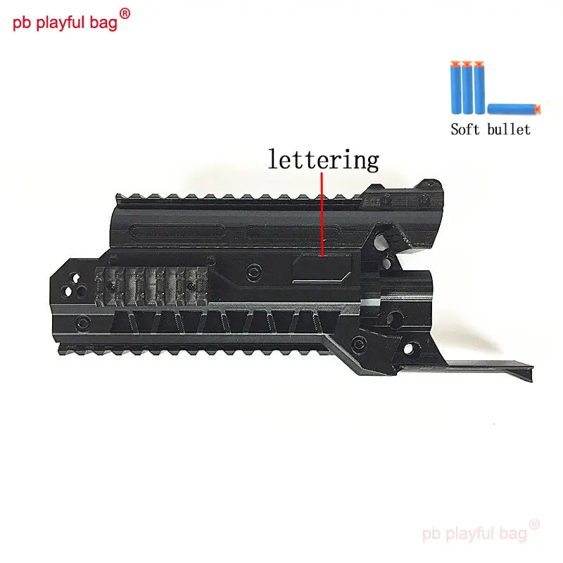 PB Playful bag Outdoor sports soft bullet gun A0711 STF Modification 3D printing material Ak117 front tube toy accessories OG34