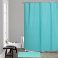 solid color peva shower curtain toilet waterproof shower curtain polyester partition curtain for hotel home bathroom