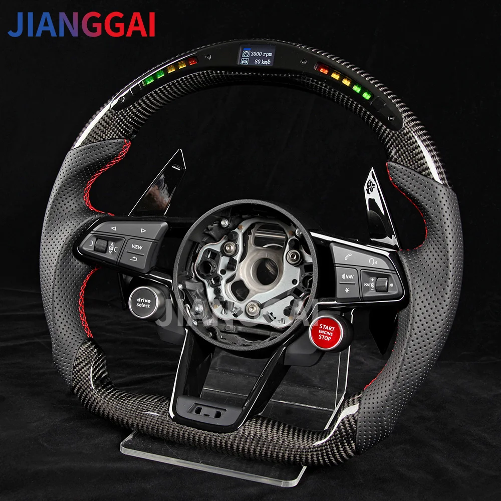 Автомобильное рулевое светодиодный о из углеродного волокна для Audi R8 TTS TT LED