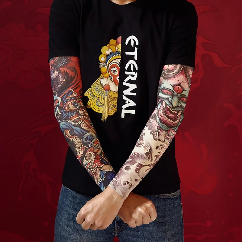 Бесшовный охлаждающий солнцезащитный нарукавник для мужчин и женщин из вискозы