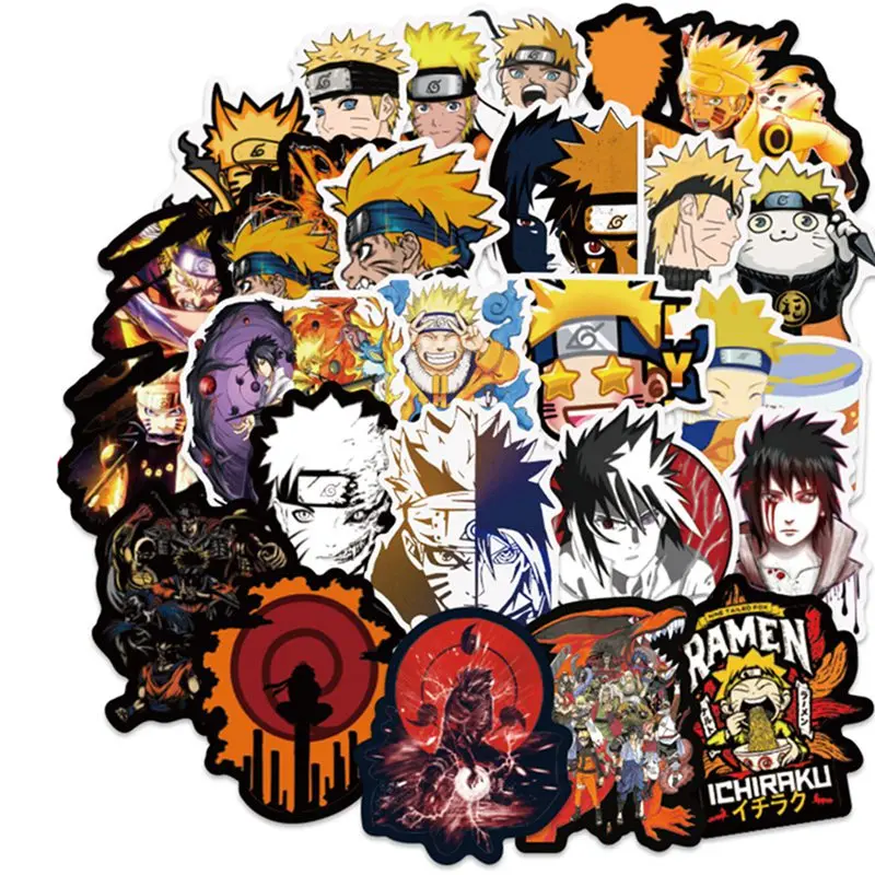 

100 шт./лот Sasuke мультфильм для сноуборда ноутбука чемодана холодильника автостайлинг виниловые наклейки