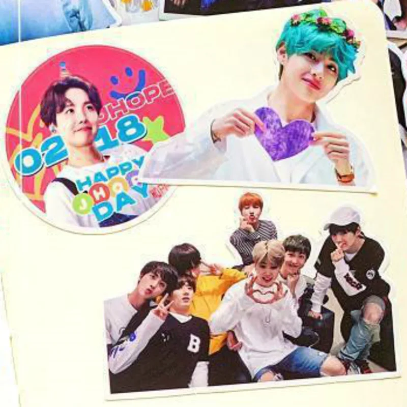 

30/40/106pcs Bangtan Boys Stickers KPOP Stars Stickers Idols Cute Photos Stickers Toys Stickers For Skateboard Suitcase Laptop