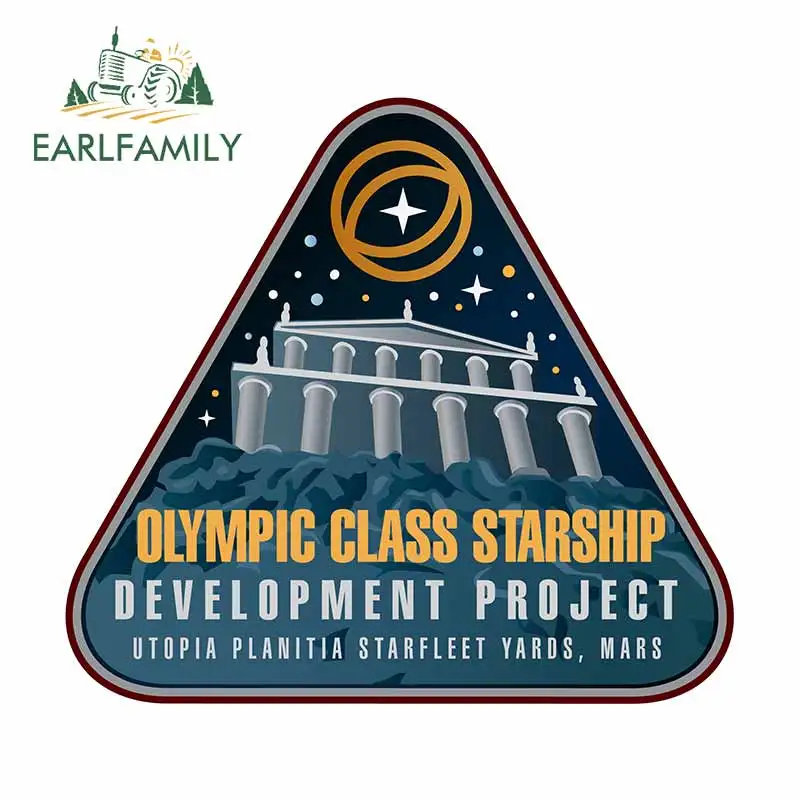 EARLFAMILY 13 см x 11 8 для Starship Star Trek DIY мотоциклетные автомобильные наклейки