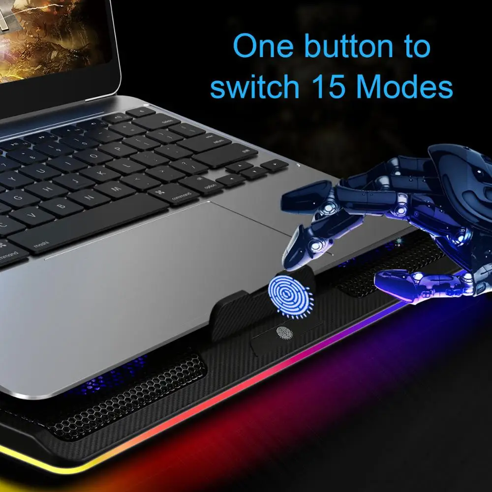 Охлаждающая подставка TeckNet для ноутбука с 2 USB портами и 5