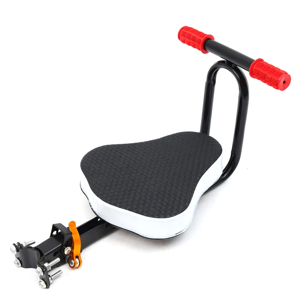 

Child Bike Saddle Safety Handle Front Mount Seat Foldable Quick Release Baby Chair Bicycle Accessories With Screw Good Materials