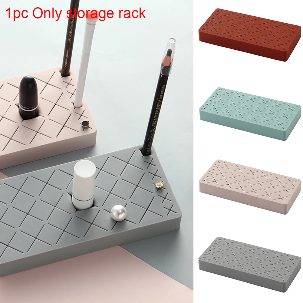 Ювелирные изделия силиконовая подставка карандаш для бровей помада стойка