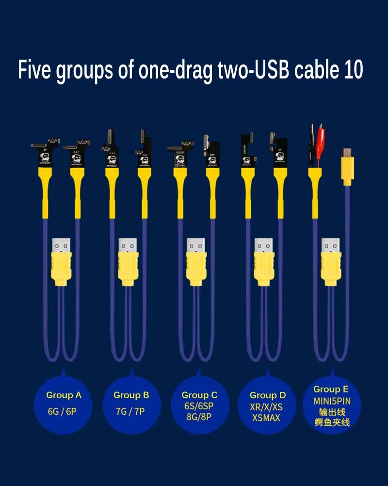 Механик La тест USB DC 3,5 питание для мобильного телефона Тестовый Шнур подходит для Android iPhone Ремонт батареи шнур загрузки