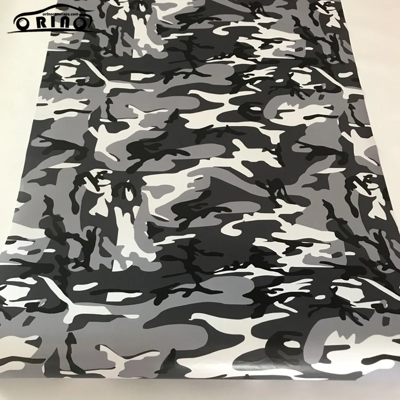 Камуфляжная виниловая пленка самоклеящиеся Стикеры 10/20/30/40/50x152 см премиум черный