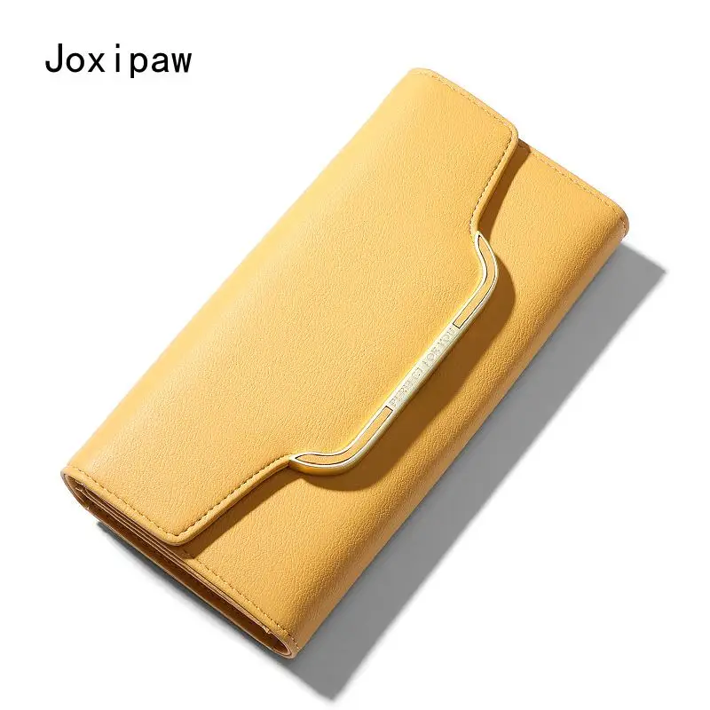 

2021 New Clutch Women Wallet Soft Leather Many Department Card Holder Phone Pocket Female Long Wallets Ladies Purse