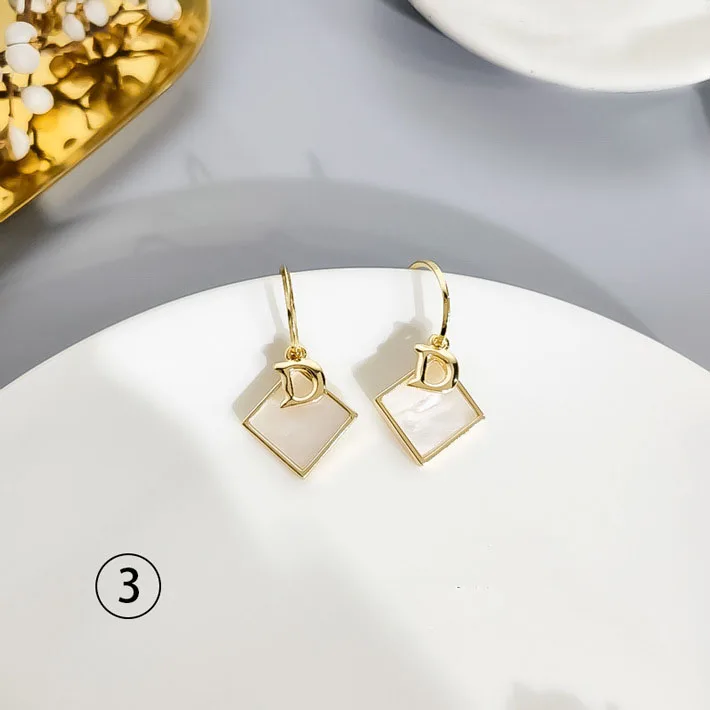 Korea Hot Trendy Acrylic Petal Flower Drop Earrings For Women Fashion Jewelry Beach Holiday Rhinestone Dangle Pendientes Brincos | Украшения