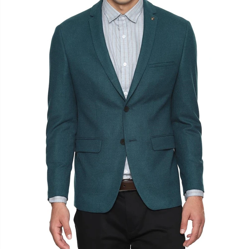 

Spring Autumn Fashion Handsome Dark Green Men Suit Loose Style Slim Fit Groomsmen Tuxedo For Wedding Dinner Party Men's Clothing